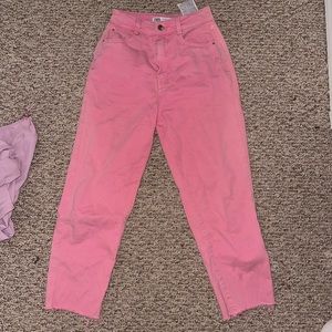 Zara pink jeans